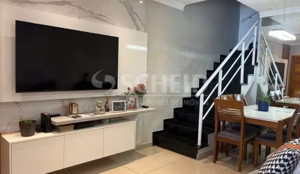 Sobrado à venda de 98,00m² útil, com 3 quartos e 2 vagas, na Vila Mascote.