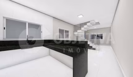 Excelente casa estilo sobrado (geminada) no Bairro Granada em Uberlândia