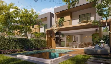 Duplex em condomínio no Eusébio com 4 dormitórios,  151 m² - R$ 920 mil