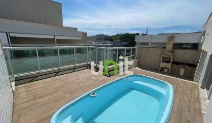 Cobertura linear com 2 dormitórios à venda, 111 m² por R$ 1.053.000 - Santa Rosa - Niterói/RJ