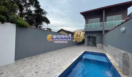 Sobrado com 2 dorms, Jardim Marabá, Mongaguá - R$ 398 mil, Cod: 12175