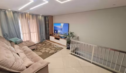 Sobrado com 3 dormitórios à venda, 134 m² por R$ 465.000,00 - Parque das Américas - Mauá/SP