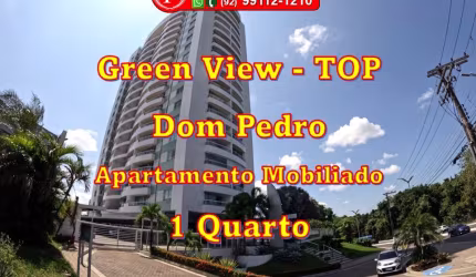 Apartamento ZERO no Green View 100% Mobiliado 1 Quarto