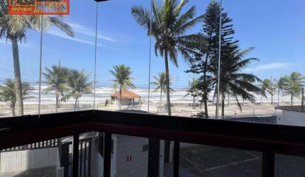 Apartamento frente ao mar Mongagua 2 quartos 2 sacadas Oceanópolis