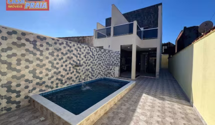 ITANHAEM COM PISICNA SOBRADO 2 QUARTOS, 93 m² por R$ 490.000 - Jardim Suarão - Itanhaém/SP