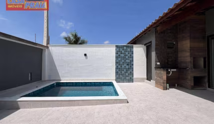 ITANHAEM CASA NOVA COM 2 QUARTOS, PISCINA 75 m² por R$ 349.000 - Jamaica - Itanhaém/SP
