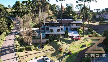 IMÓVEL ÚNICO - Casa espetacular com 06 suítes, 859 m² por R$ 15.000.000 - Capivari - Campos do Jordão/SP