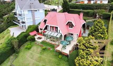 Casa com 4 suítes, 223 m² por R$ 2.300.000 - Altos Do Capivari - Campos do Jordão/SP