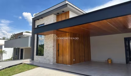 Casa à venda em Indaiatuba, Jardim Piemonte, com 3 suítes, com 196.58 m², Condomínio Piemonte