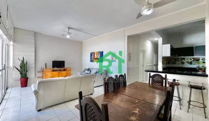 Apartamento frente mar, vista mar, 3 dormitórios (1 suíte), 1 vaga, Pitangueiras, Guarujá/SP.