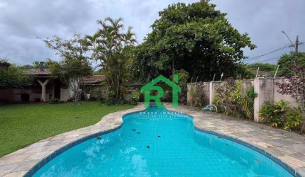 Casa 3 Dormitórios (2 Suítes), 4 Vagas, Lazer, Enseada, Guarujá/SP