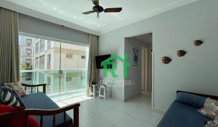 Apartamento com 1 dormitório, 60 m² - venda por R$ 299.000,00 ou aluguel por R$ 2.900,00/mês - Enseada - Guarujá/SP