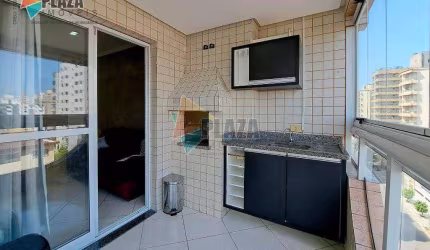 Apartamento com 2 dormitórios para alugar, 60 m² por R$ 3.500,02/mês - Tupi - Praia Grande/SP