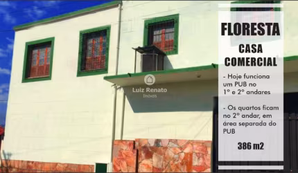 Casa comercial de 386m2 no bairro Floresta