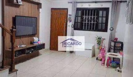 Sobrado com 3 dormitórios à venda, 125 m² por R$ 455.800,00 - Parque Continental II - Guarulhos/SP
