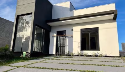 Casa em condomínio fechado com 3 quartos à venda na Área Rural, 2771, Zona Rural, Viamão, 100 m2 por R$ 457.000