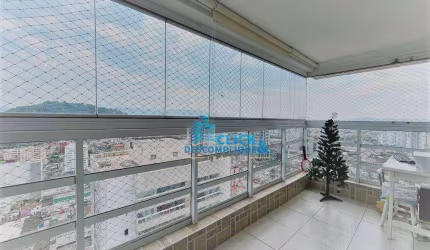 APARTAMENTO - VENDA - 3 QUARTOS (2 SUÍTES) - 1 VAGA - LAZER - VILA BELMIRO - SANTOS/SP (AP8103)