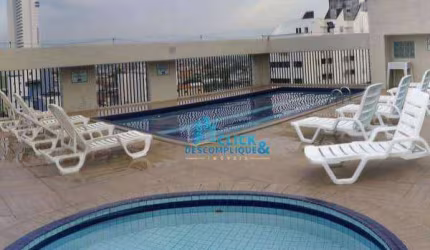Flat com 1 dormitório, 37 m² - venda por R$ 207.000,00 ou aluguel por R$ 2.500,00/mês - Centro - São Vicente/SP