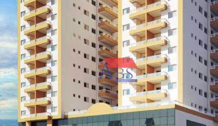 Apartamento com 2 dormitórios à venda, 60 m² por R$ 450.000,00 - Boqueirão - Praia Grande/SP