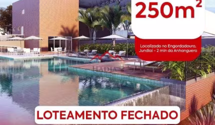 Terrenos a venda condomínio fechado Villaggio Engordadouro em Jundiaí - SP