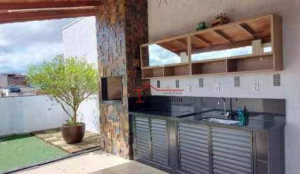 Cobertura com 2 dormitórios à venda, 120m² - Bairro Parque São Vicente - Mauá/SP