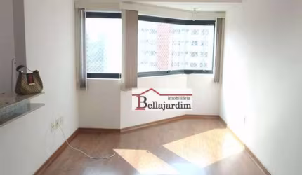 Apartamento com 1 dormitório para alugar, 50 m² - Bairro Jardim - Santo André/SP