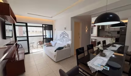 Apartamento Mobiliado para Locação em Salvador, Armação, 2 dormitórios, 1 suíte, 3 banheiros, 2 vagas