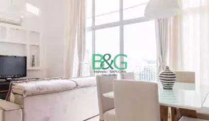 Apartamento com 1 dormitório à venda, 108 m² por R$ 1.895.430,00 - Cidade Monções - São Paulo/SP