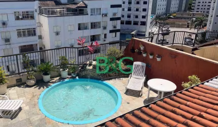 Cobertura com 4 dormitórios à venda, 260 m² por R$ 850.000,00 - Vila Luis Antônio - Guarujá/SP