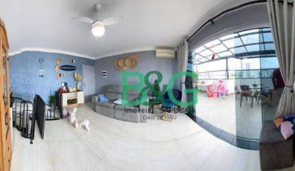 Cobertura com 3 dormitórios à venda, 127 m² por R$ 760.000 - Caiçara - Praia Grande/SP