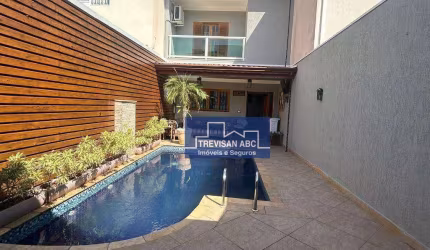 Sobrado com 3 dormitórios à venda, 191 m² - Jardim Santo Antônio - Santo André/SP