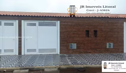 Casa para Venda em Mongaguá, Jardim Regina, 2 dormitórios, 1 suíte, 2 banheiros, 1 vaga