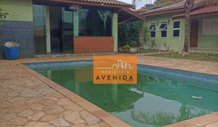 Chácara com 3 dormitórios para alugar por R$ 6.500,00/mês - Parque da Represa - Paulínia/SP