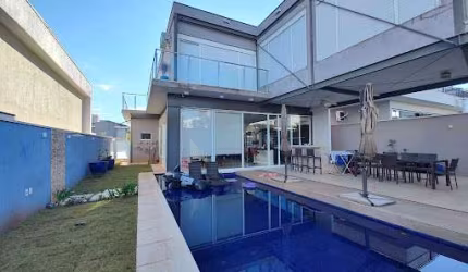 Sobrado com 3 dormitórios para alugar, 260 m² por R$ 9.454,00 - Condomínio Residencial Terras do Cancioneiro - Paulínia/SP