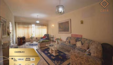 Sobrado com 3 dormitórios à venda, 424 m² por R$ 1.600.000,00 - Cambuci - São Paulo/SP