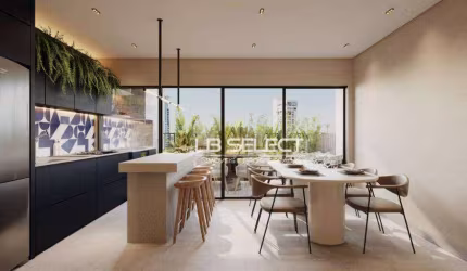 Apartamento no bairro Santa Mônica com três suítes e varanda gourmet.