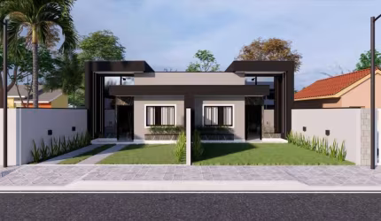 Casa para Venda em Pontal do Paraná, Balneário Monções, 3 dormitórios, 1 suíte, 1 banheiro, 2 vagas
