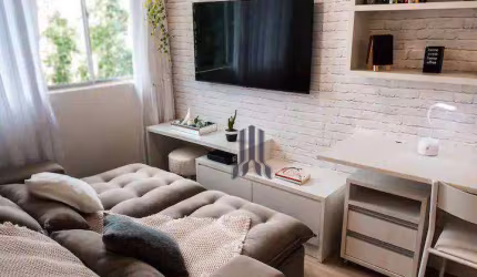Apartamento com 1 dormitório para alugar, 32 m² por R$ 2.550,32/mês - Portão - Curitiba/PR
