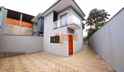 Sobrado com 3 dormitórios à venda, 113 m² por R$ 600.000,00 - Nova Carmela - Guarulhos/SP