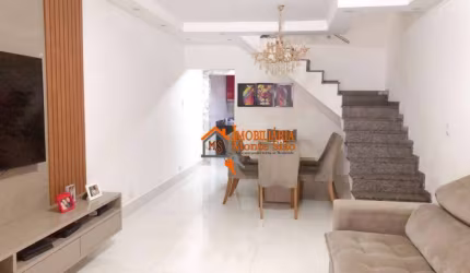 Sobrado com 3 dormitórios à venda, 100 m² por R$ 693.000,00 - Vila Barros - Guarulhos/SP