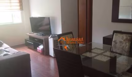 Apartamento com 2 dormitórios à venda, 56 m² por R$ 362.000,00 - Jardim Nova Taboão - Guarulhos/SP