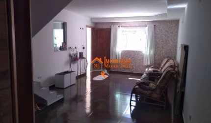 Sobrado com 3 dormitórios à venda, 123 m² por R$ 689.000,00 - Parque Flamengo - Guarulhos/SP
