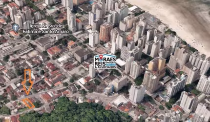 Terreno à venda na Rua Cavalheiro Nami Jafet, 509, Pitangueiras, Guarujá por R$ 1.160.900