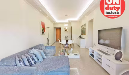 Espetacular Apartamento mobiliado com 3 suítes para alugar, 145 m² por R$ 10.500/mês - Aparecida - Santos/SP