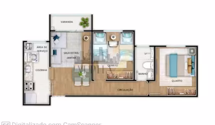 Apartamento à Venda em Jardim Santa Alice, Santa Bárbara D'Oeste - SP