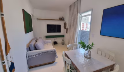 Apartamento Impecável - Decorado - Porteira Fechada para Locação Canto do Forte