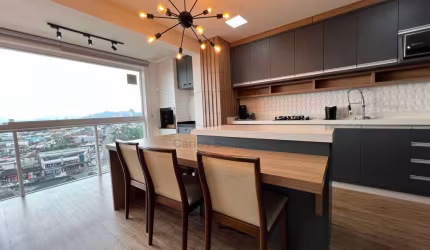 Apartamento Suíte + 1 Dormitório com sacada integrada