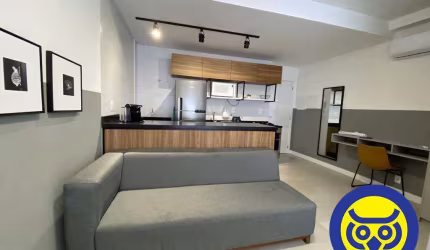 Apartamento com 1 dormitório Mobiliado no Pantanal