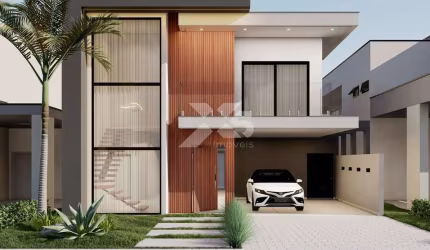 Tauá - Araçari - Sobrado com 4 suítes e 193m² de construção à venda no condomínio Araçari, em Londrina