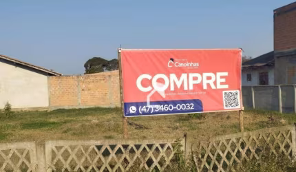 Terreno à venda, 455 m² por R$ 600.000,00 - Campo d'Água Verde - Canoinhas/SC